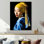 Asian Girl With Pearl Earle - Asian Art, reproduction d'art murale