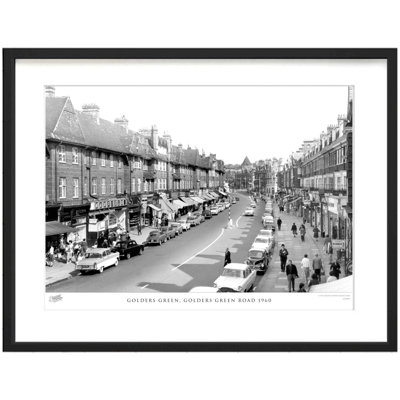 Golders Green, Golders Green Road 1960 1 Piece Single Picture Frame Wall Art
