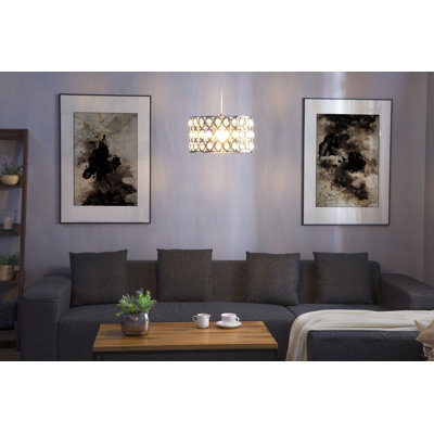 Yahir 1 - Light Chrome Crystal Pendant