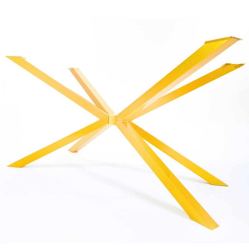 Base de table de salle à manger Spider, Doré, H 53 po x l 28 po x P 26 po