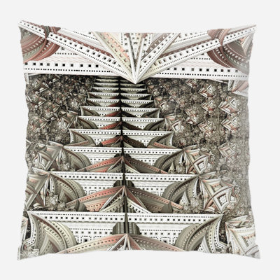 Coussin décoratif grille