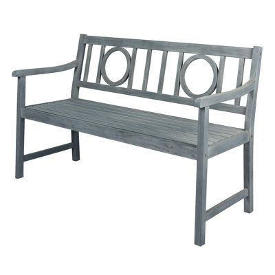 Wooden Garden Bench by Red Barrel Studio