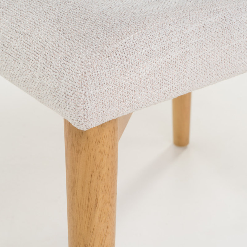 Ensemble repas pour 4 personnes Babala, Chêne naturel, Beige clair