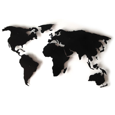 Industrial Cities & Countries Wall Decor on Metal