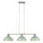 Kinsley 3-Light Linear Pendant In Aged Galvanized Steel With Antique-491031586