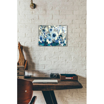 'Anemones Japonaises I' by Shirley Novak, Acrylic Glass Wall Art