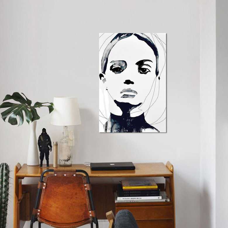 " Vanquish " by Leigh Viner, 40" H x 26" W x 1.5" D, No Mat, Wrapped Canvas