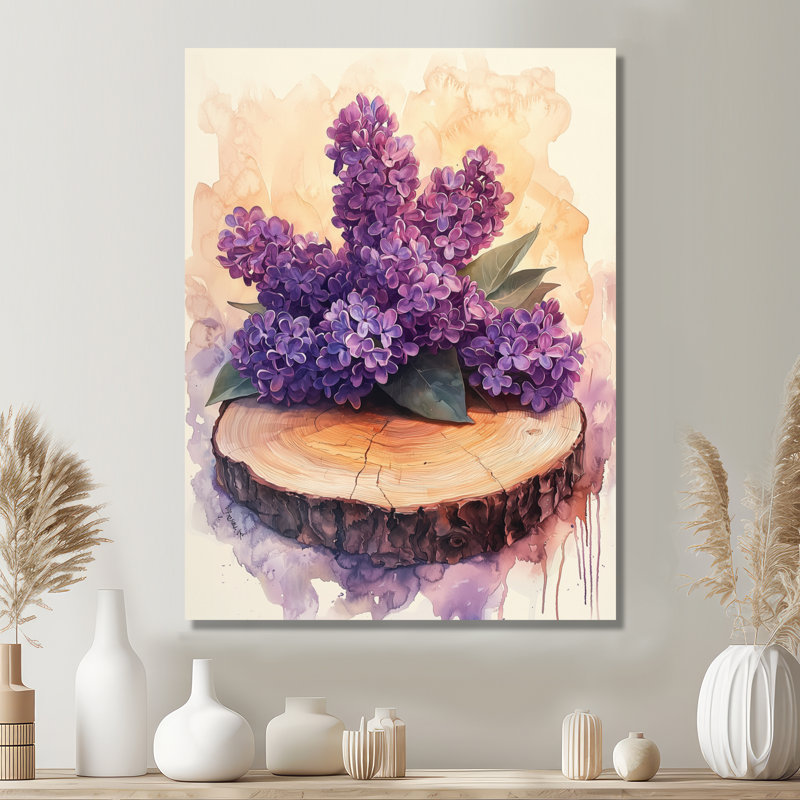 Sidney - Floral Wall Art, H 40 po x l 30 po, Toile tendue, Ne s’applique pas