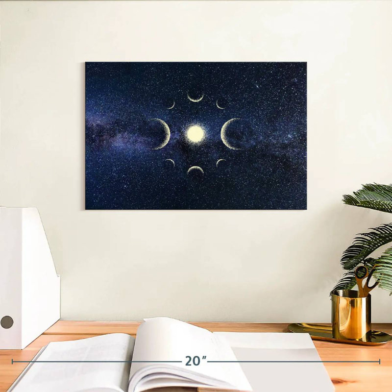 Oberle Abstract Space, 8" H x 12" W