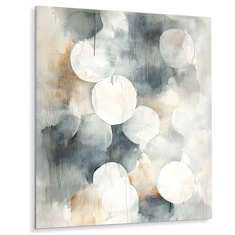 Minimal Circle Explosion I - Geometric Metal Wall Decor, Modern Metal Print, 20" H x 12" W x 0.84" D