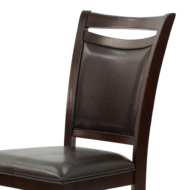 Chaise de salle à manger en simili cuir Danalee