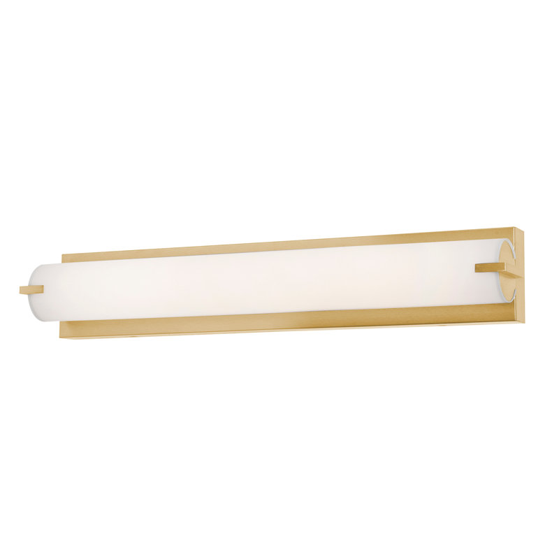 1 lumière DEL, Laiton satiné
