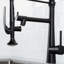Robinet de cuisine - Anneau d'évier Union pré-rinçage noir mat-2100151111