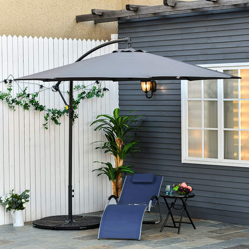 Aarun 295cm Cantilever Parasol