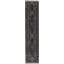 Hand-Knotted High-Quality Black and Wine Runner