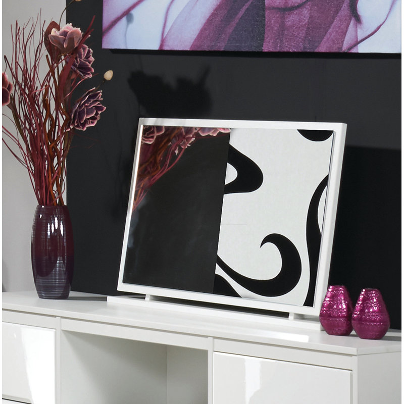 Fully Assembled Grety Dresser Mirror, White