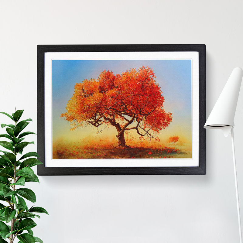Evolving Apple Tree - Framed Print, Black, 46cm H x 64cm W x 2cm D