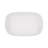 Decorative Bowl Stoneware Ceramic Modern Footed Base Casual Style for Home Office Bedroom Living Room Display or Storage Tabletop Accent Decor Accessory Piece - 4" White