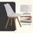 Set Of Four Dining Chairs, Medieval Modern Style Dining Chairs For Kitchen And Dining Room, With Wooden Legs-1877786487