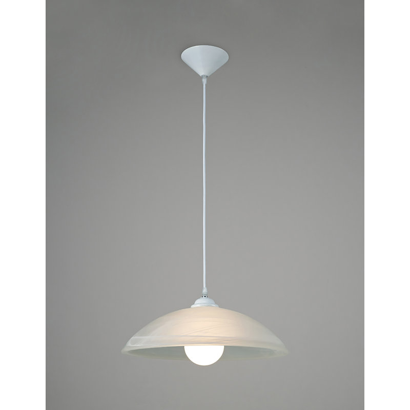 Hinatea 1 - Light Frosted Alabaster Pendant