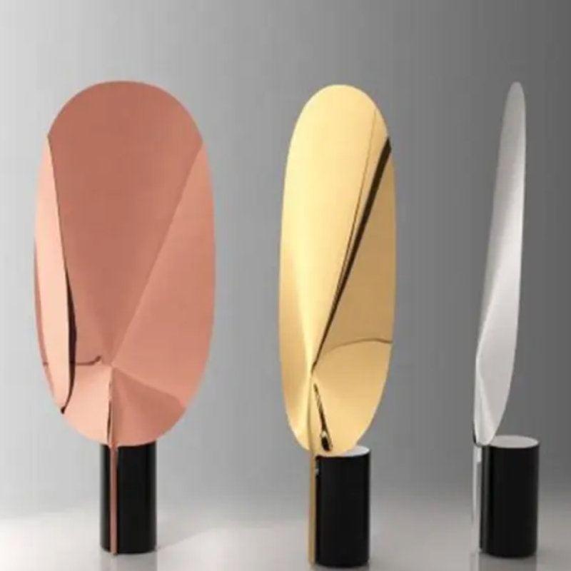 Lampe de table en fer, Or