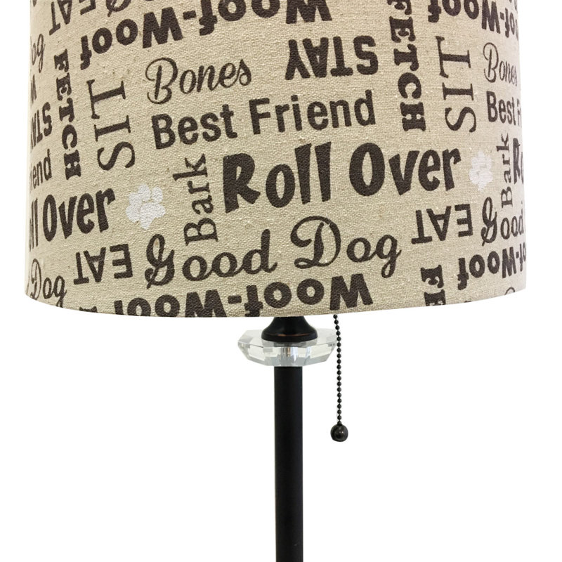 Pentzin Table Lamp, Bronze/Cream/Brown