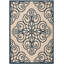 Chesterfeld Geometric Navy/Beige Area Rug-20427684