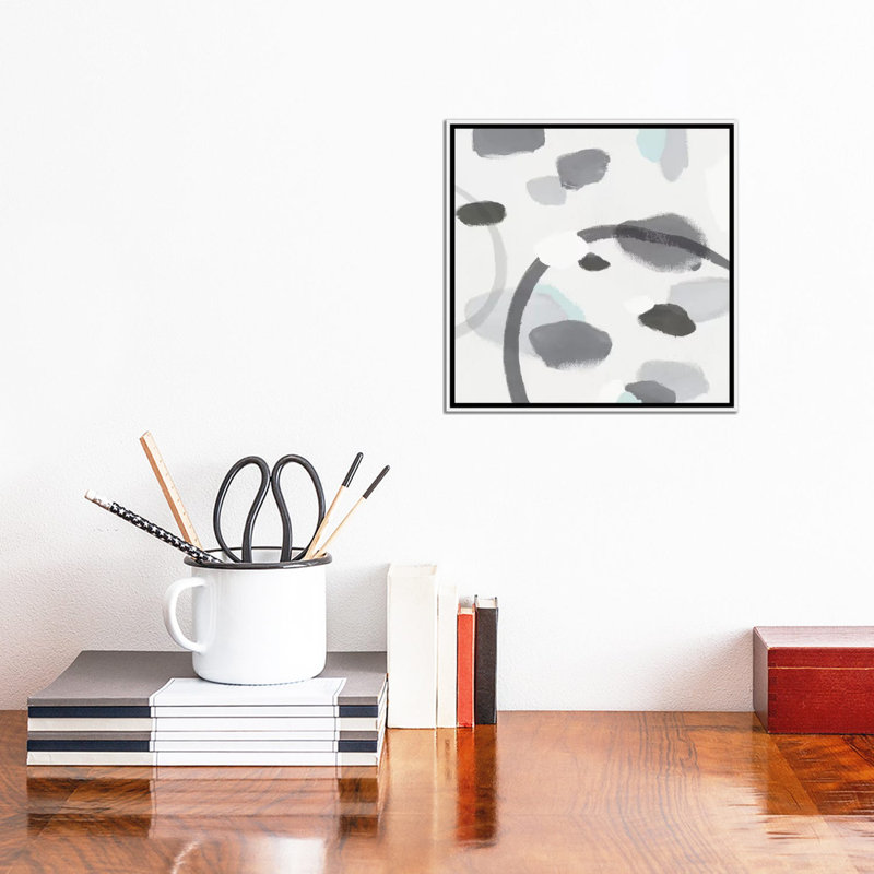 Impression sur toile, H 12 po x l 12 po x P 1,5 po, Pas de tapis, Toile avec cadre blanc