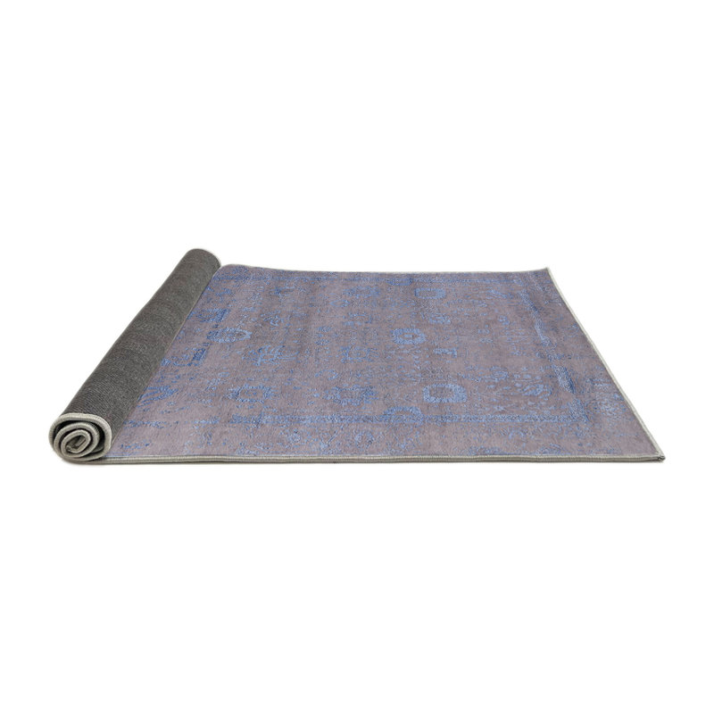 Tapis oriental bleu Humberwood, Rond 5 pi