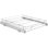 Rangement pour armoire coulissante de l 18,5 po x P 21 po x H 3,5 po, tablettes coulissantes robustes pour garde-manger, tiroirs coulissants en acier, rangement de tiroir coulissant pour la maison sous l'évier, taille d'installation de l 20 po x P 22 po x H 7 po pour l'armoire
