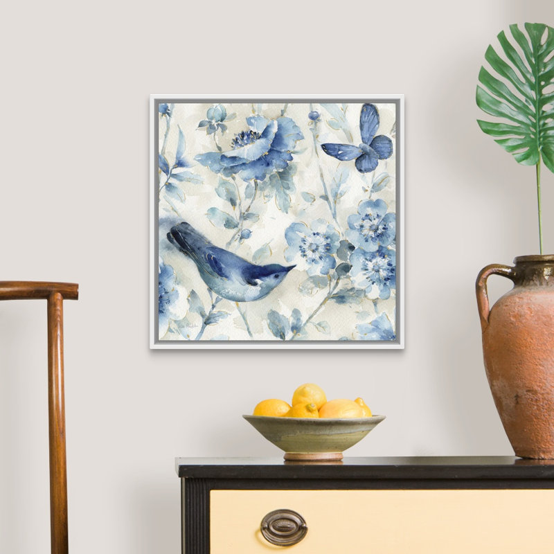 Indigold Xi par Audit Lisa - reproduction d'art sur toile, Toile blanche encadrée, H 22 po x l 22 po x P 2 po