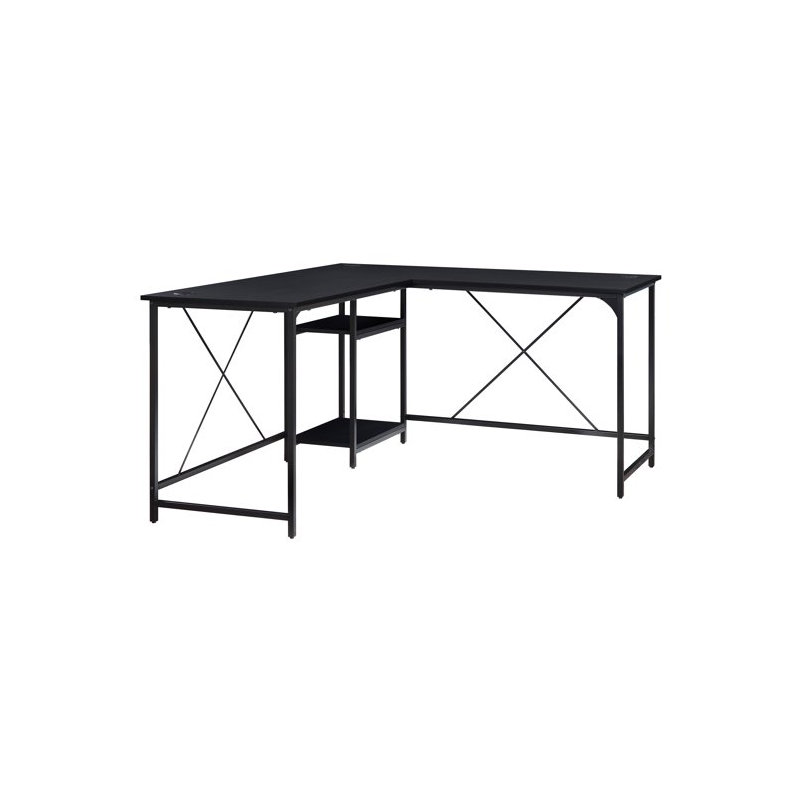 Bureau en L avec rehausse