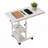 Height Adjustable Side End Table with Shelves
