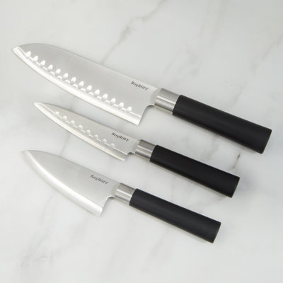 Ensemble de Santoku en acier inoxydable 3 pièces BergHOFF DiNA Codon