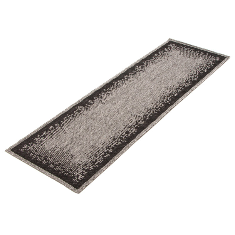 Edge Gray Rug, Runner 2'8" x 8'2"
