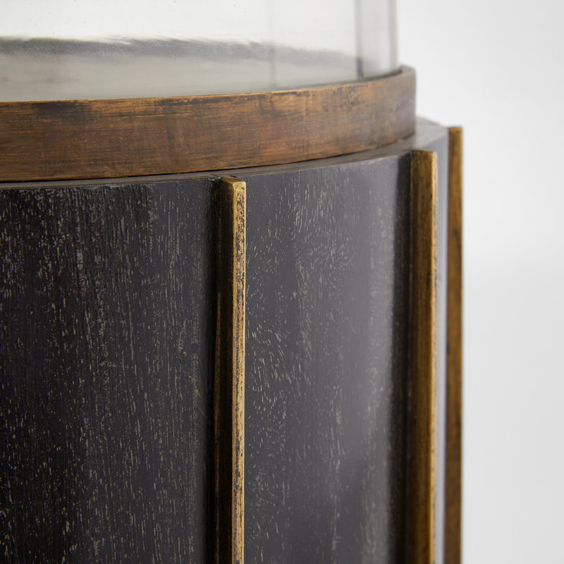 Reed Hurricane Candle Holder, 36" H x 10" W x 10" D