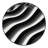 Machine Washable Paulett Sleek & Chic Modern Arc Rug in Gray – Black Binding-1691493262