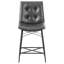 Grey Tufted Counter Height Stools (Set Of 2)-1165713225