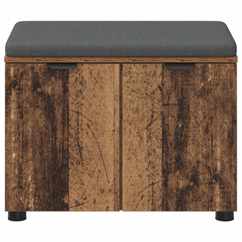 Storage Bench, 46cm H x 60cm W x 38cm D, Old Wood