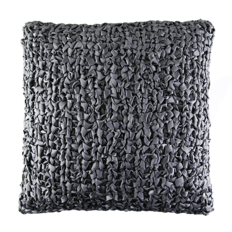Square Pillow Cover & Insert, Charcoal