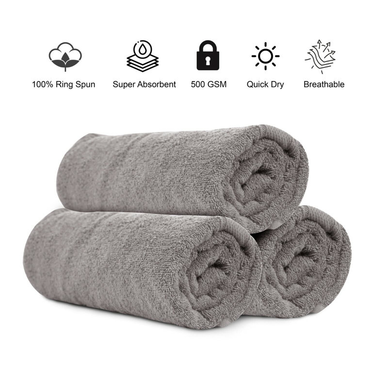 Fiorindo Jumbo Bath Sheet, Silver
