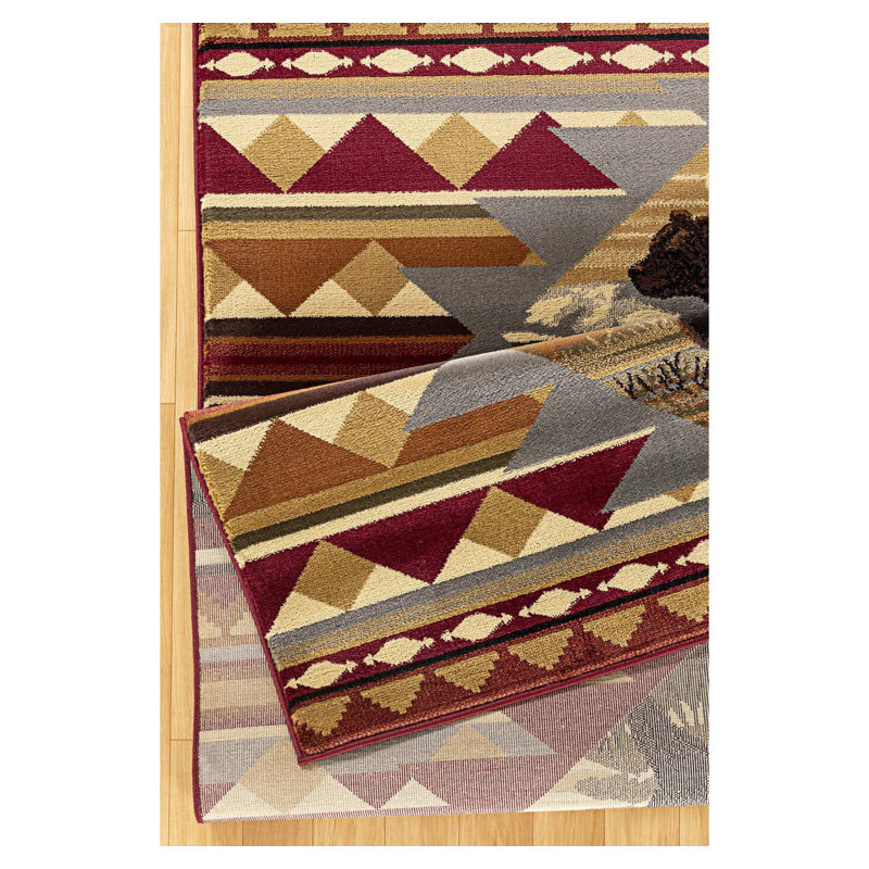 Tapis décoratif Nature's Nest Lodge, Tapis de couloir 2 pi 7 po x 7 pi 3 po