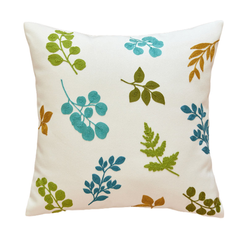 Coussin coloré, H 18 po x l 18 po, Carré