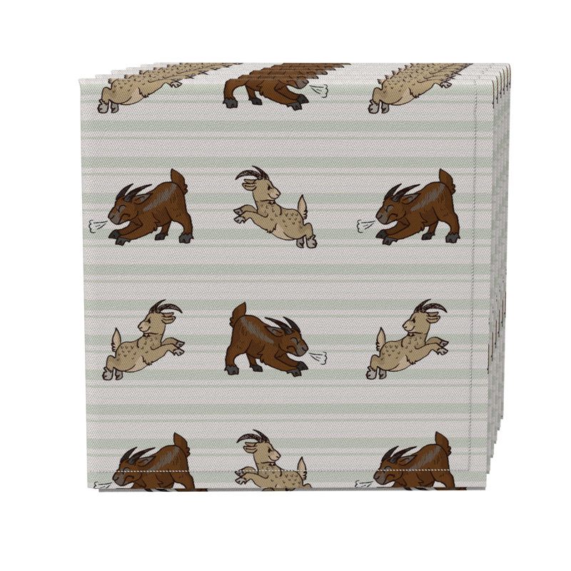Cotton Twill Animals/Nature Square Napkin