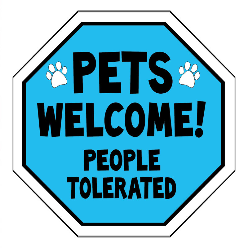 Animaux de compagnie, panneau «People Annoy Garden»