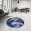 Tapis bleu / gris Brogden-1763612992