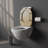 Brown Silicone Toilet Seat Bumpers 8 Pack (6 Oblong 2 Round) with Screws