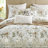 Oversized Queen Bedding Sets, 300tc Cotton Sateen Floral For Home