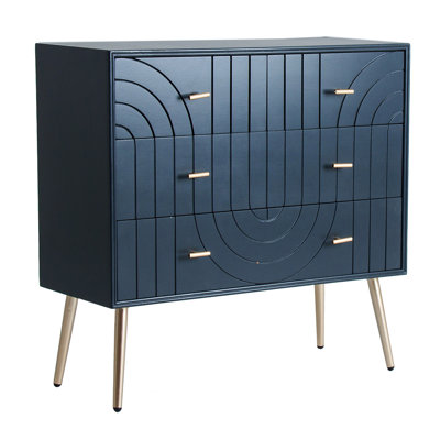 Solid Wood 80cm W 4 - Drawer Chest of Drawers