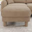 Canapé modulaire en U, canapé convertible 3 places avec 2 repose-pieds-248860384